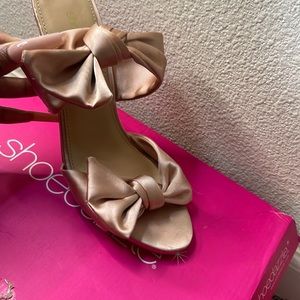 Bow Blush Mules